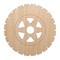 Wheel Tire Icon Unfinished Wood Shape Piece Cutout for DIY Craft Projects